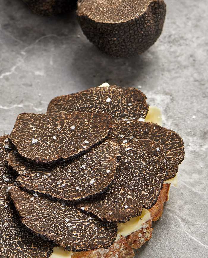Fresh whole black Australian truffles