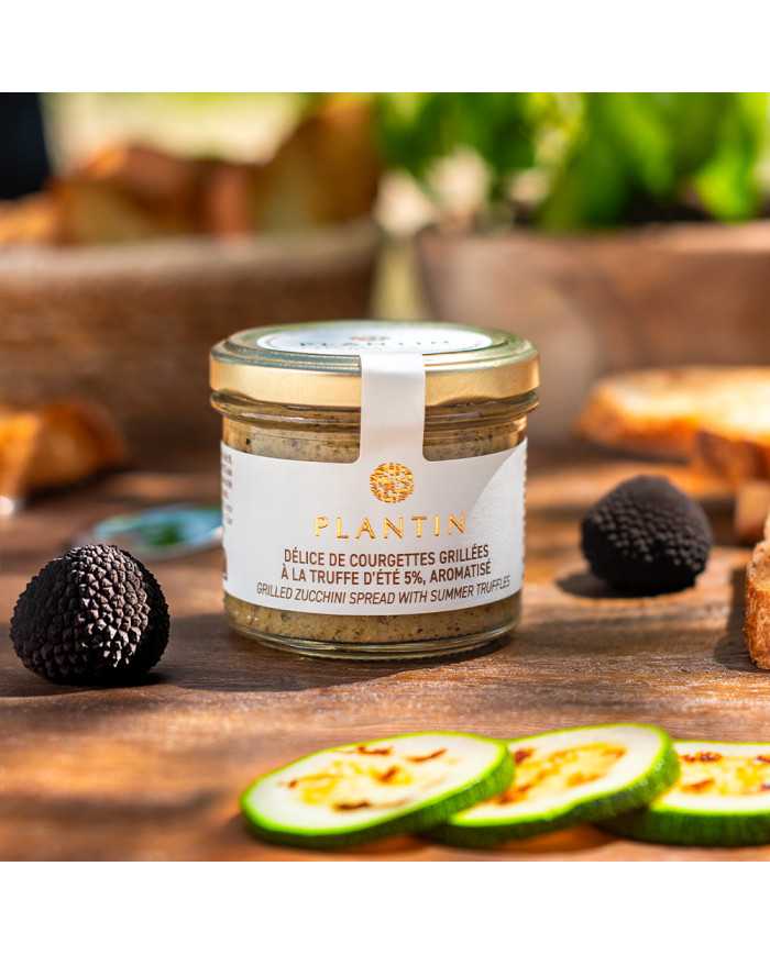 Délice de courgettes grillées à la truffe d'été 5% aromatisée