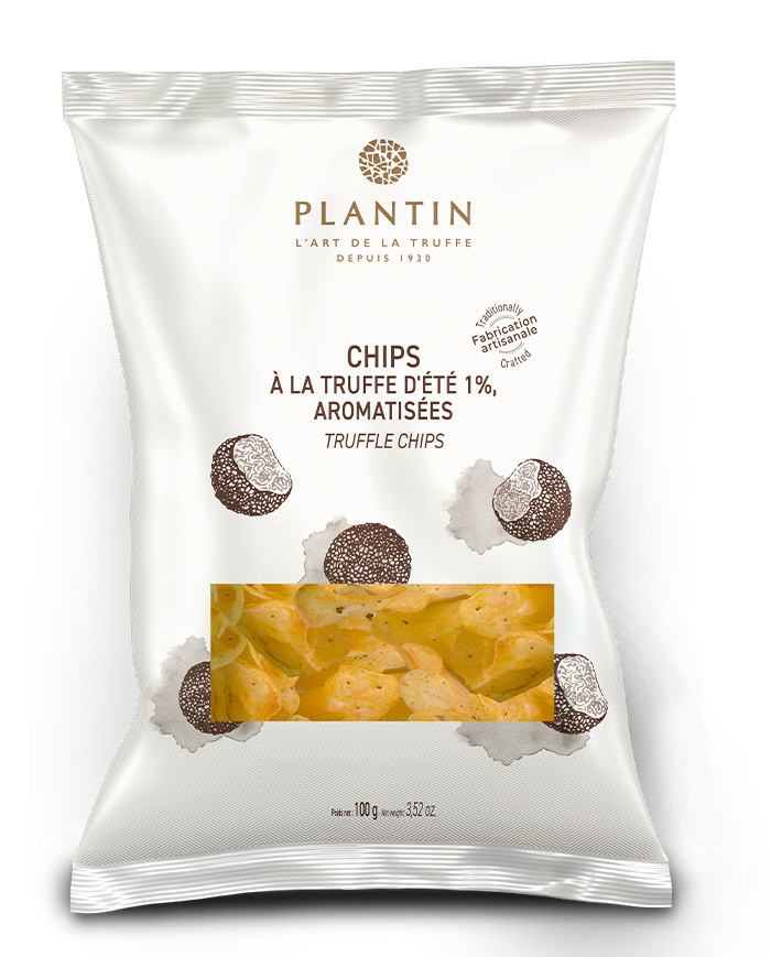 Truffle-flavoured crisps, truffle content 1%