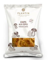 Chips mit Steinpilzen