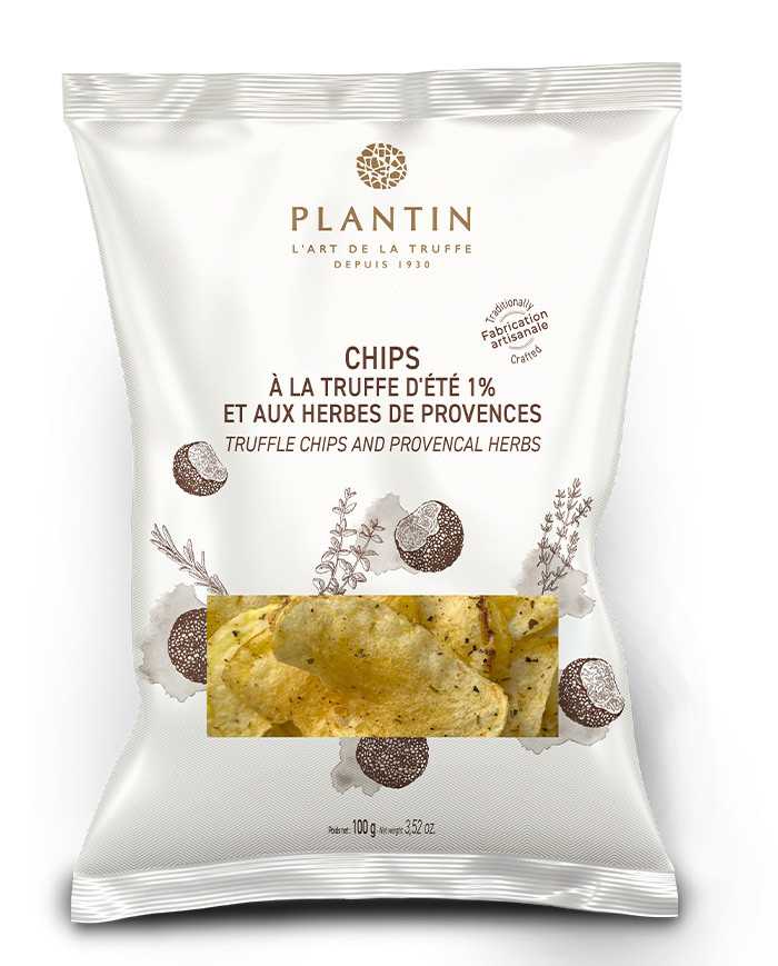 Chips à la truffe d'été 1% et aux herbes de Provence