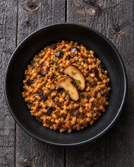 Mont Ventoux spelt with porcini and summer truffles