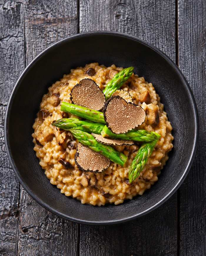 Risotto ai porcini e al tartufo estivo