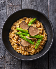 Risotto with porcini and summer truffles