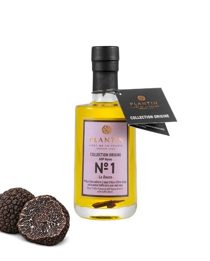 Natives Olivenöl extra aromatisiert, schwarze Trüffel - 100 ml