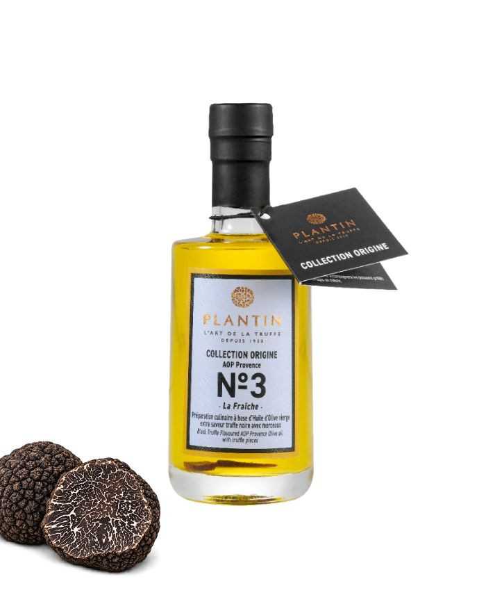 Natives Olivenöl extra aromatisiert, schwarze Trüffel - 100 ml