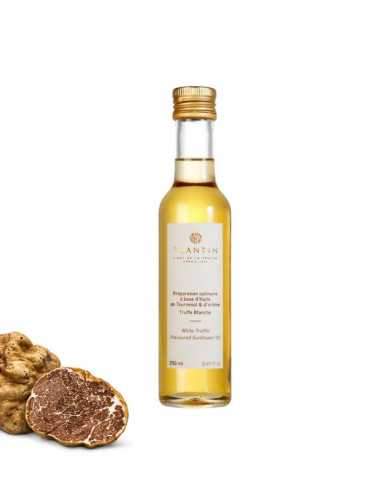 Sonnenblumenöl aromatisiert, weiße Trüffel - 250 ml