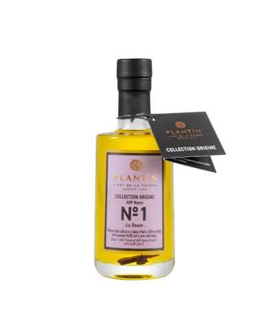 Huile d'olive AOP Nyons - aromatisée truffe noire avec morceaux - 100ml