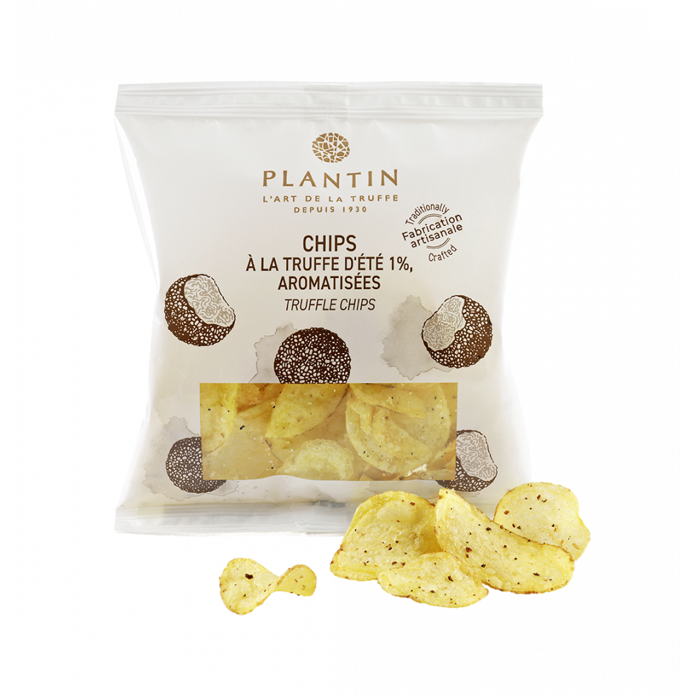 Truffle-flavoured crisps, truffle content 1%