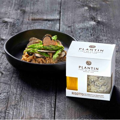 Risotto aux cèpes et à la truffe d'été
