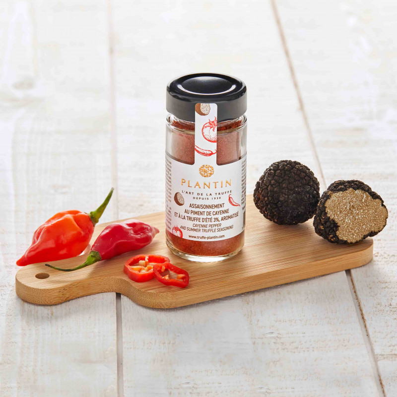 Assaisonnement au Piment de Cayenne et à la truffe d'été 3% aromatisé - 50g