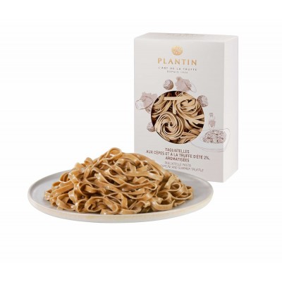 Tagliatelle mit Steinpilzen und Sommertrüffel 2 %, aromatisiert