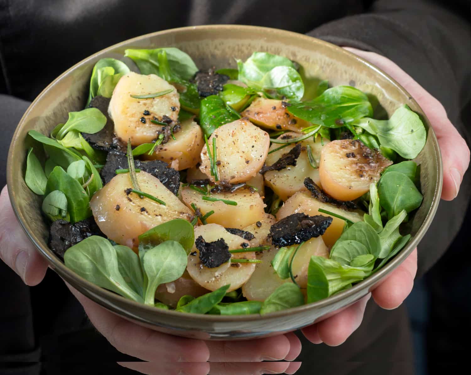 Kartoffelsalat mit Trüffel